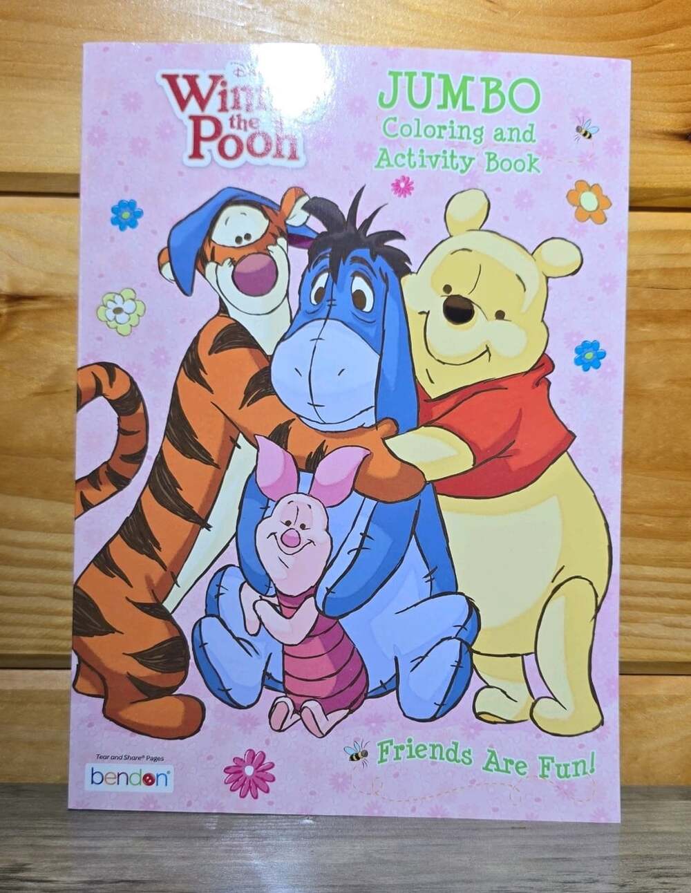 Disney Winnie The Pooh Friends are Fun Coloring/Activity Book TearShare Pages 🆕